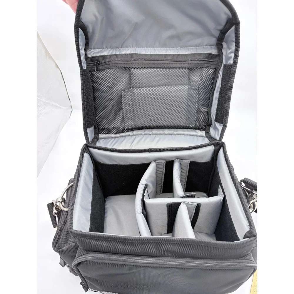Canon Camera Bag Unisex OS Black Deluxe Gadget Bag Padded Shoulder Strap Travel